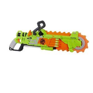 Nerf Zombie Strike Brainsaw Blaster with 8 Nerf Zombie Strike Darts